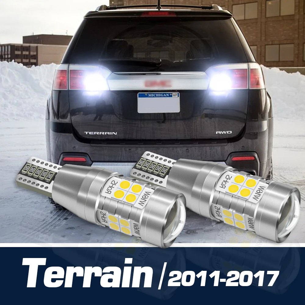 

2pcs LED Reverse Light Backup Bulb Canbus Accessories For GMC Terrain 2011-2017 2012 2013 2014 2015 2016