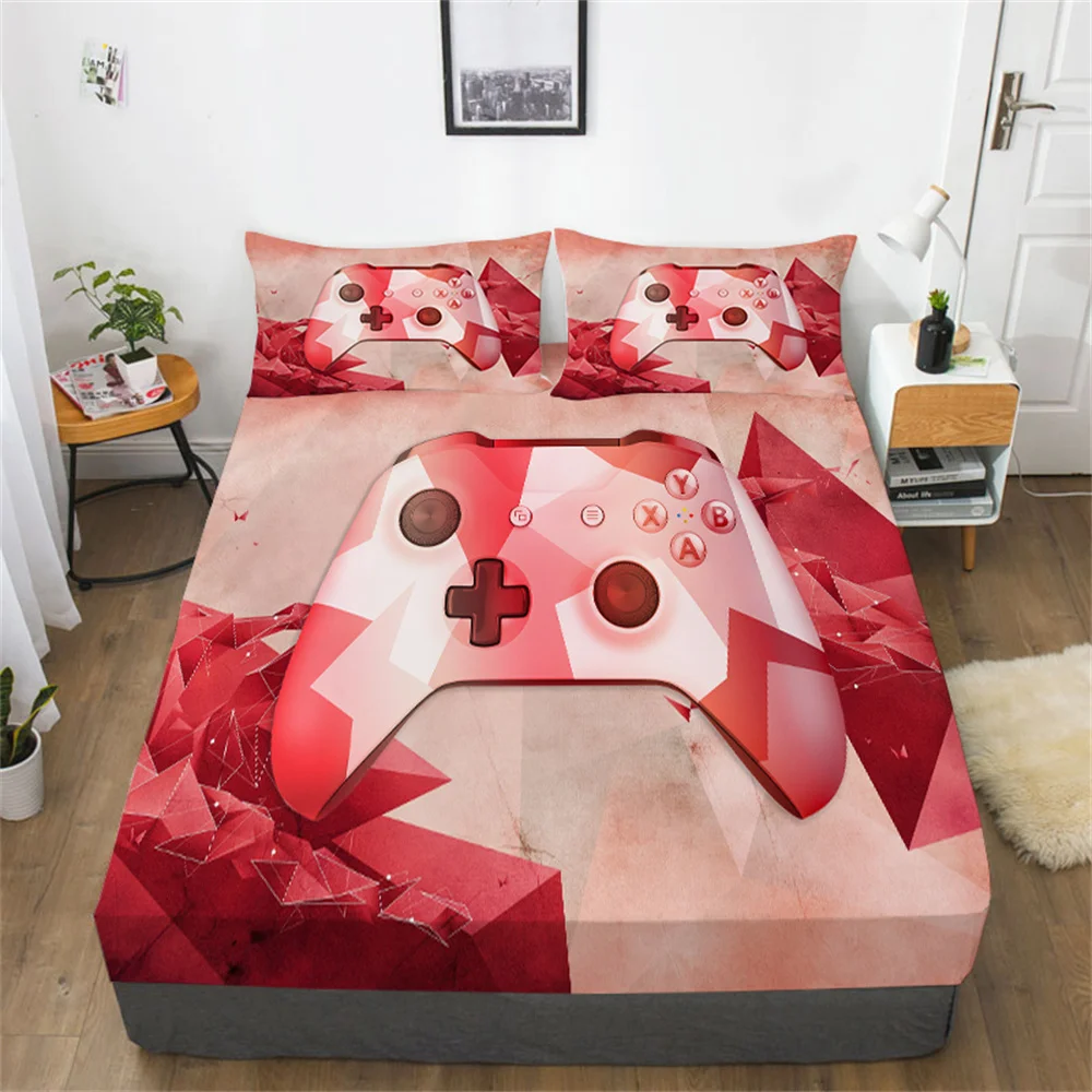 

Game 3D Comforter Bedding Set Teens Children Queen Bed Sheet Sets Home Textiles Cotton Fitted Sheets Bedspreads Beds Cover