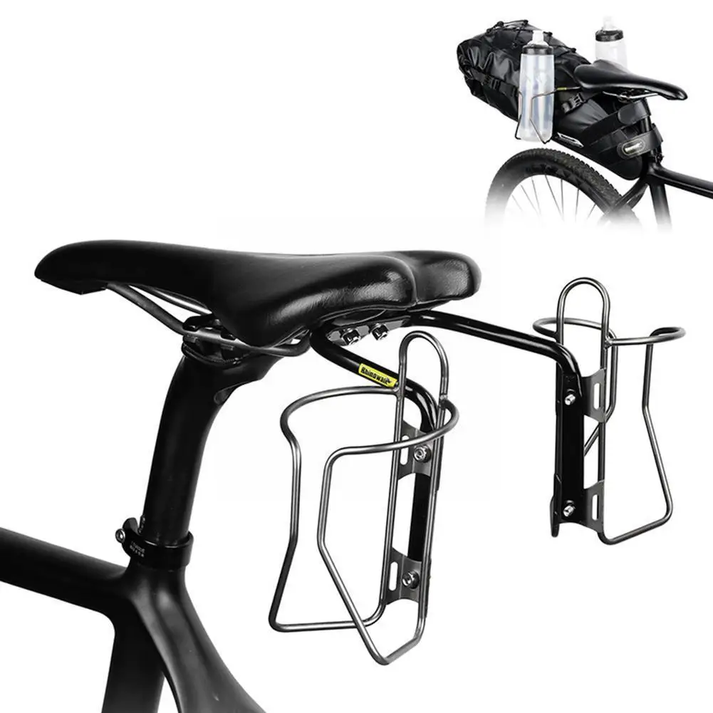 Rhinowalk Bike Saddle Stabilizer Bracket Rear Seat Bracket Holder Shelf Luggage Support Mounting Rack Bicycle Frames Access X9A1