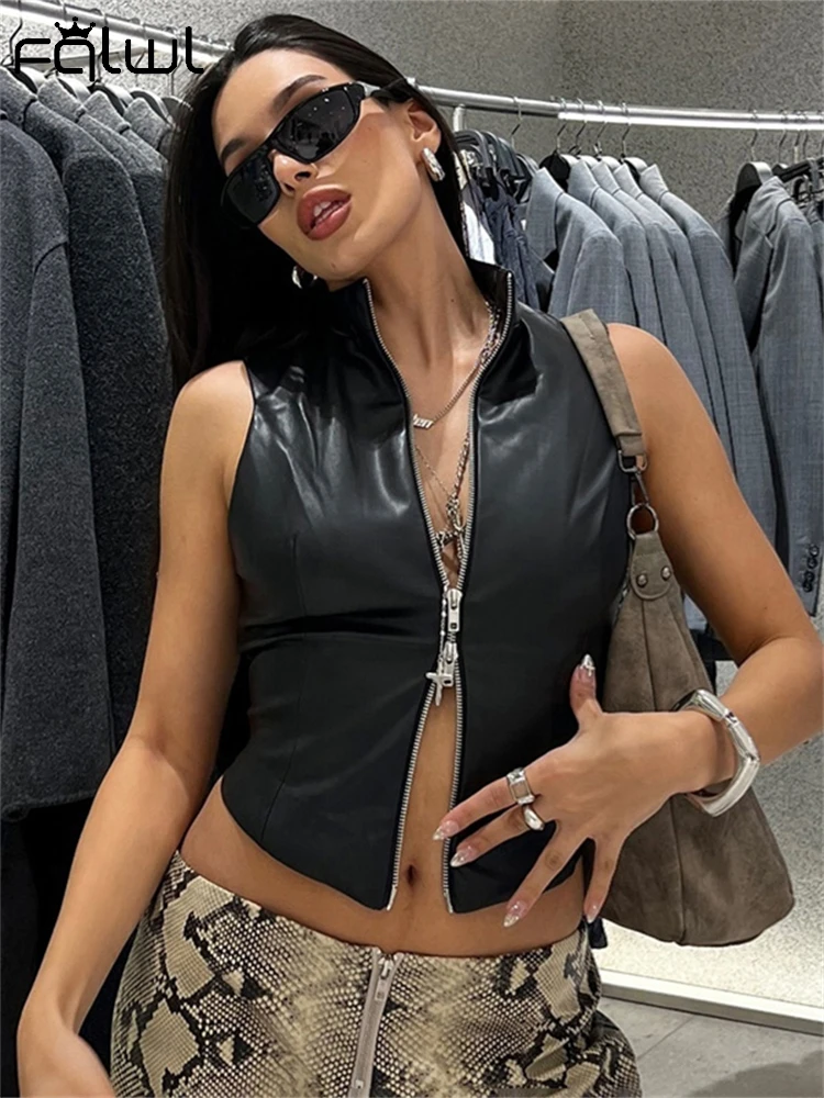 Habbris осенняя гоночная стильная куртка из искусственной кожи на молнии женская 2024