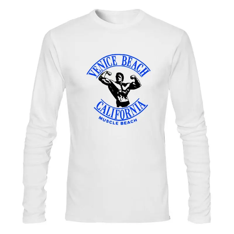 

Мужская одежда, Пляжная Ретро футболка с принтом мышечной Венеции, Размеры S M L XL 2XL, забавная футболка в стиле хип-хоп для спортзала Арнольда ...