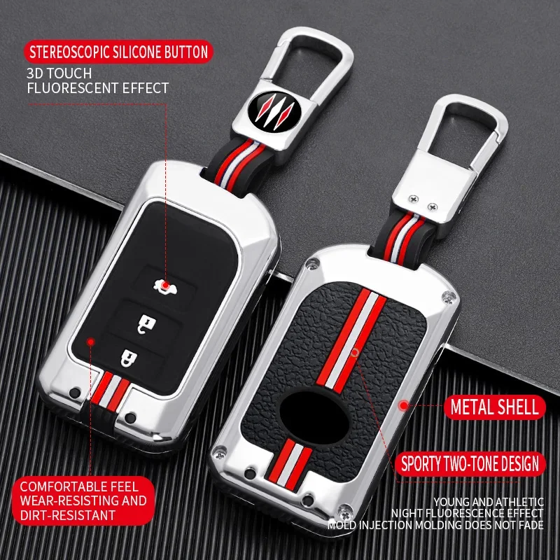 Металлический чехол для автомобильного ключа брелка Toyota Yaris Yarisl X Hiace Vios Verso Camry