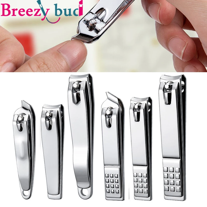 

Stainless Steel Nail Clipper Cutter Professional Toe Nail Clipper with Clip Catcher Fingernail Manicure Trimmer Pedicure Tools