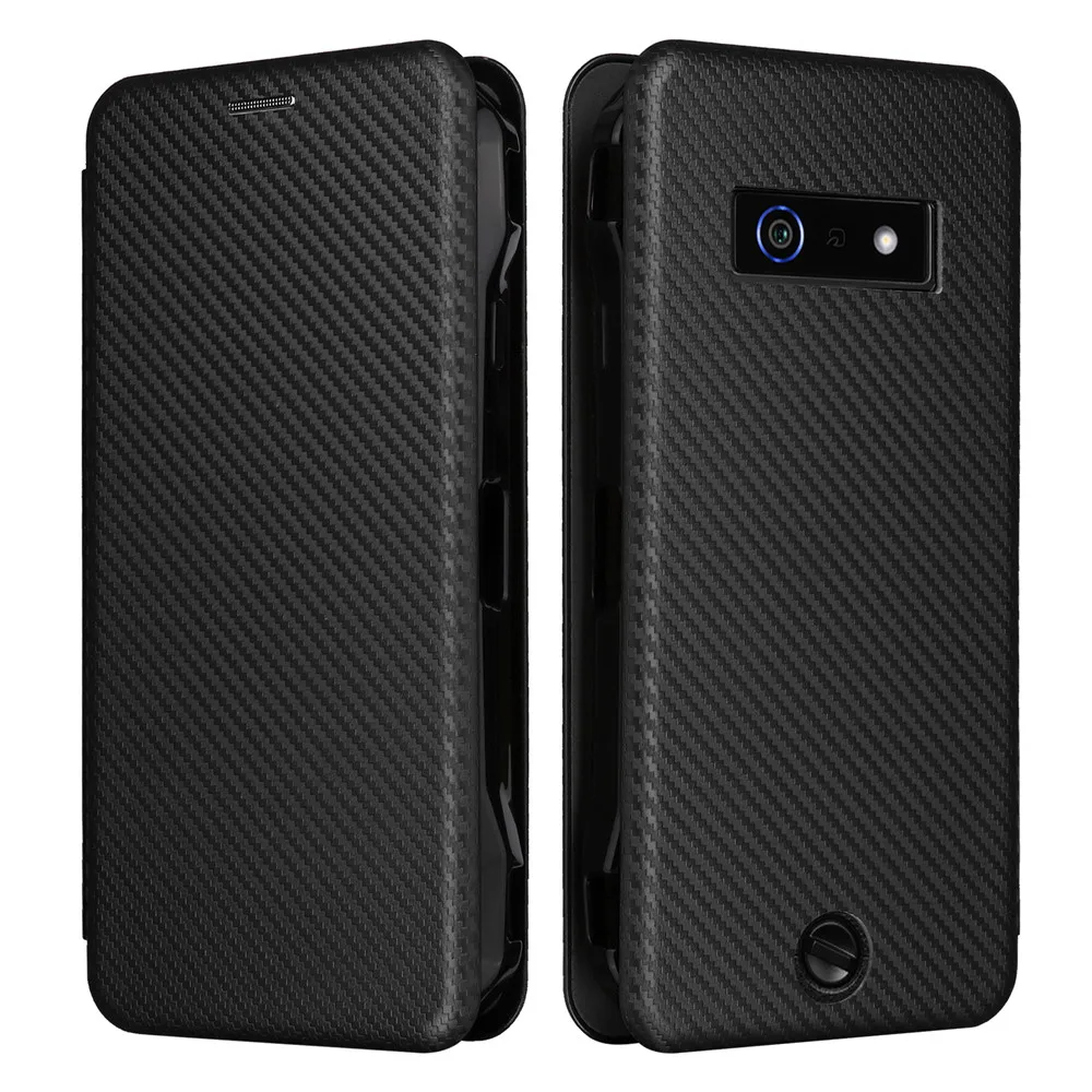 Модный флип-карбоновый противоударный кошелек кожаный чехол Kyocera EX для DuraForceEX