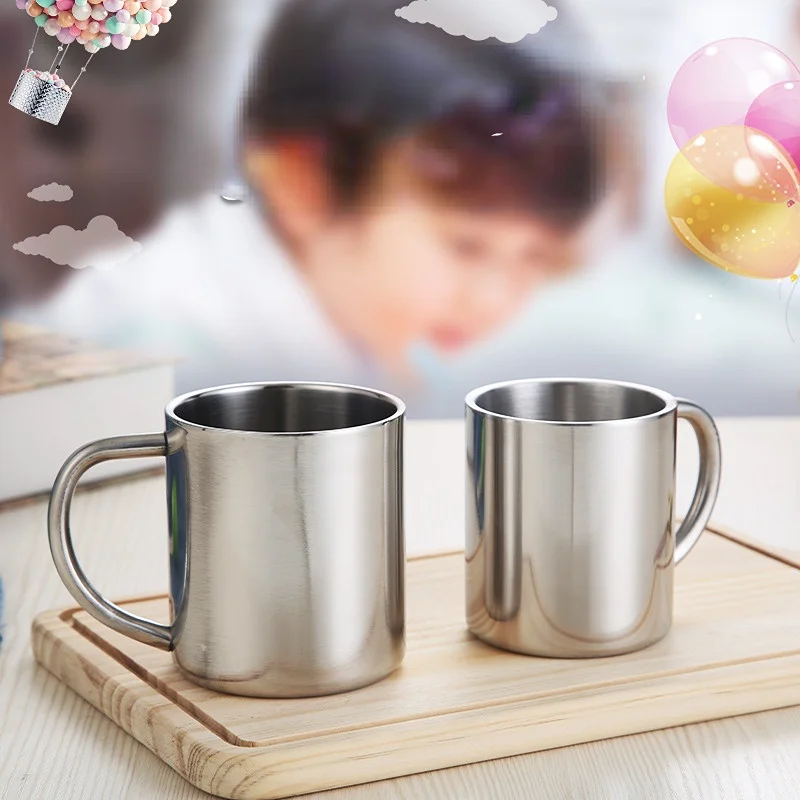 

Portable Mug Cup with Handle Double Wall Stainless Steel Insulation Hot Mug Travel Camping Hiking Tumbler Coffee Mug Tea Cup