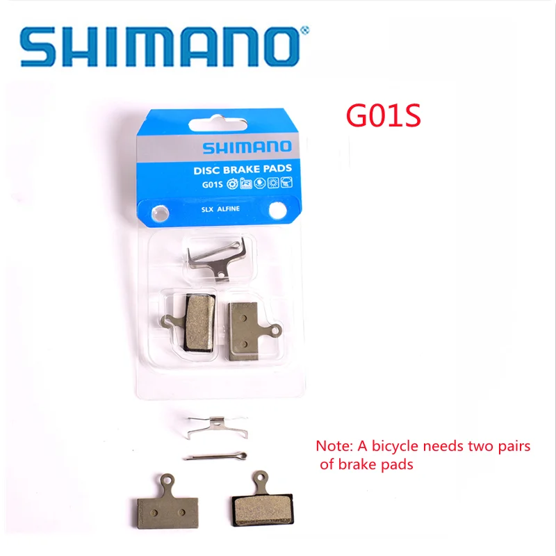 Тормозные колодки Shimano G01S резиновые для горных велосипедов Deore XT SLX m9000 m8000 m7000 M6000