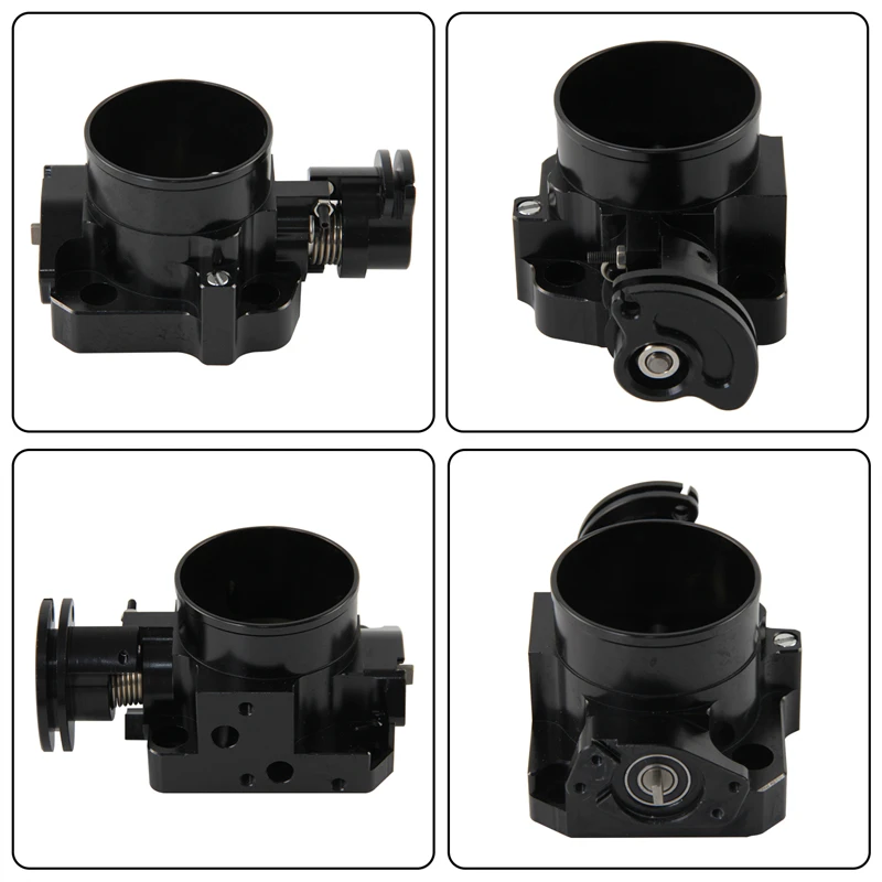 Черная заготовка корпуса дроссельной заслонки с ЧПУ Pro Serie 2 5 дюйма 64 мм подходит