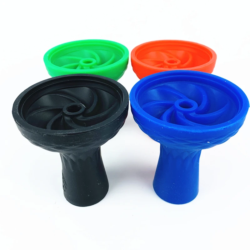 

Чаши для кальяна с силиконовым держателем в виде цветка с 1 отверстием