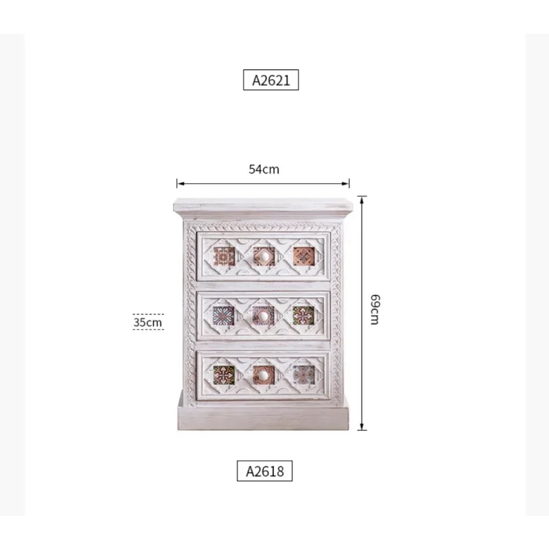 Французский Ретро-шкаф для прихожей шкаф коридора из массива дерева шкафчик с