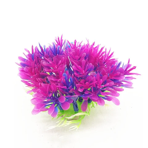 

Plastic Simulation Water Plant Fish Tank Landscaping Aquarium Grass Flower Ball Decor Artificial Water Weeds Ornament Decorative