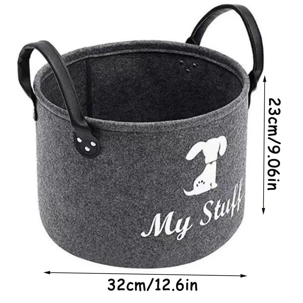 

Фетровая корзина для игрушек для домашних животных
