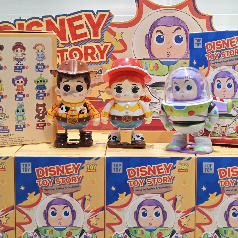 Фото Коллекционная фигурка TOPTOY Toy Story Wind Up Series: ретро-фигурка с подвижными элементами, милый подарок для взрослых коллекционеров №1