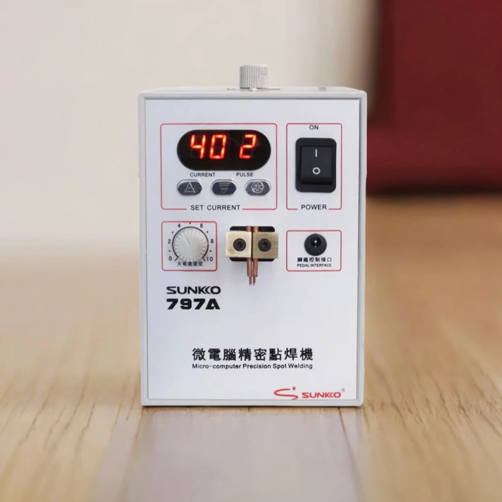 SUNKKO 797A компьютерный прецизионный аппарат для точечной сварки импульсный