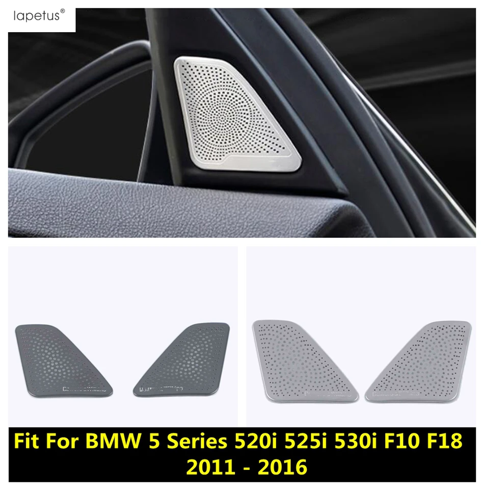 

2 Pcs Car Styling Front Door A Pillar Speaker Cover Trim For BMW 5 Series 520i 525i 530i F10 F18 2011 -2016 Interior Accessories