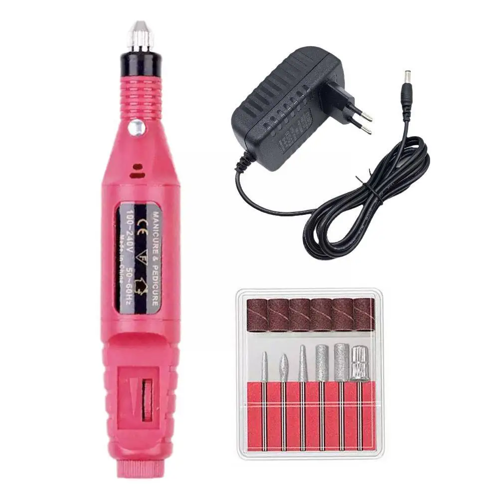 

Электрическая шлифовальная машинка для ногтей E2W0, портативная дрель для маникюра и педикюра, прибор для удаления лака и полировки ногтей