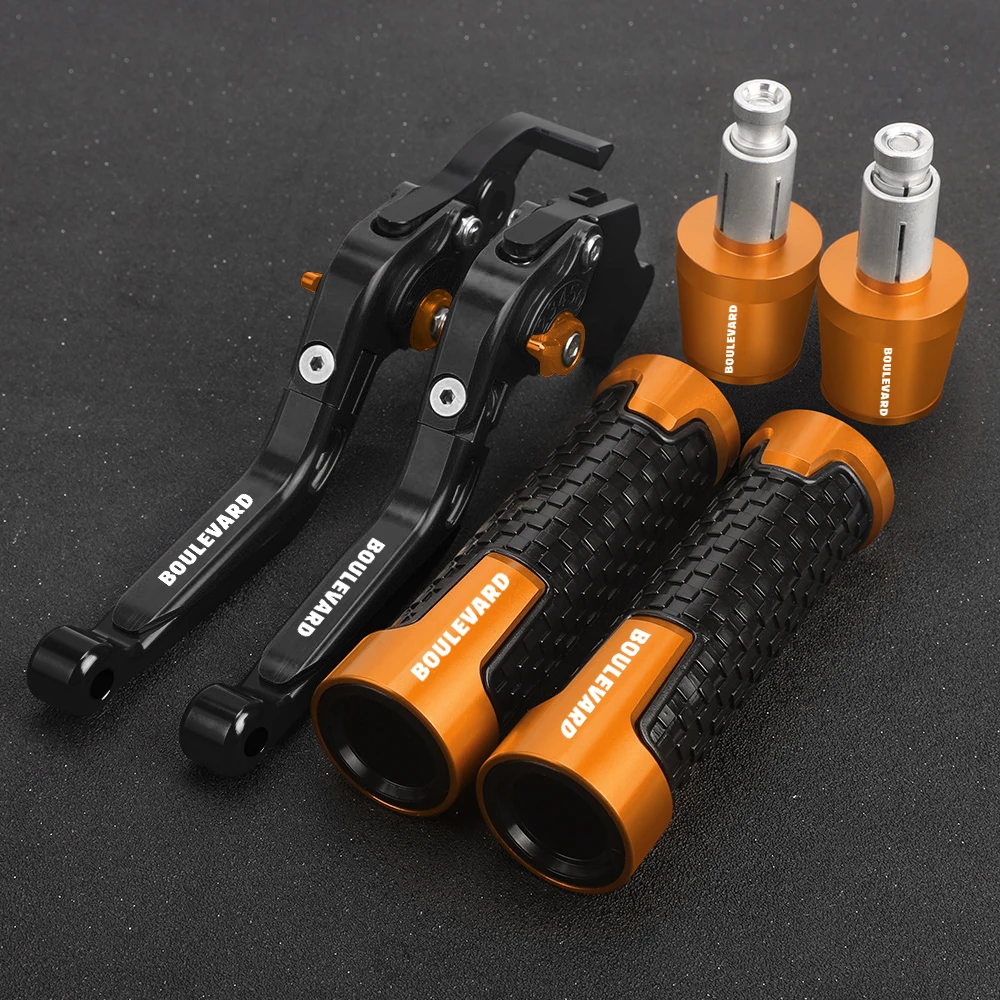

For SUZUKI BOULEVARD C90 2005 2006 2007 2008 2009 Motorcycle Handlebar Hand Grips Ends Handle Brake Clutch Levers