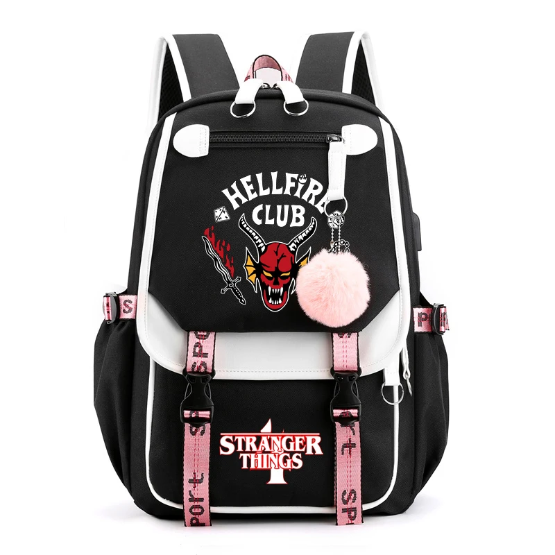 

Сезон 4, рюкзак «очень странные дела», классные сумки для девочек, школьный Студент, рюкзак для ноутбука, женский холщовый рюкзак, дорожная сумка для ноутбука с Usb