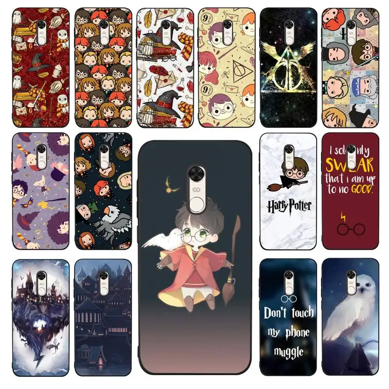 

BANDAI Harry Potter Phone Case for Redmi 5 6 7 8 9 A 5plus K20 4X 6 cover