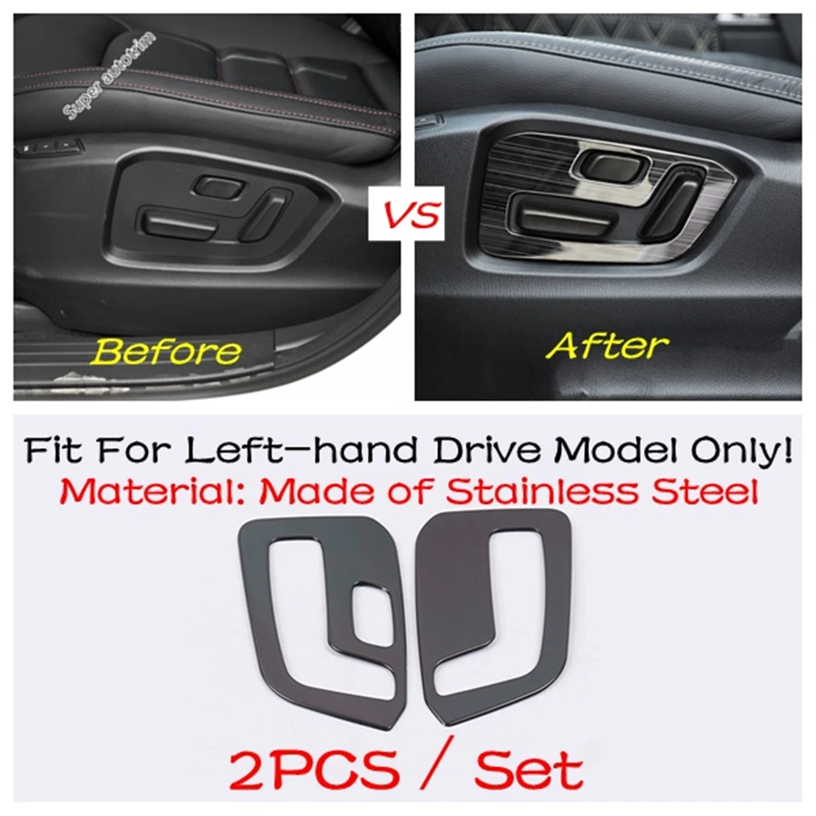 

Кнопка регулировки сиденья, крышка переключателя, отделка, украшение, молдинг для Mazda CX-5 CX5 2017-2024, углеродное волокно/Матовая Внутренняя наклейка