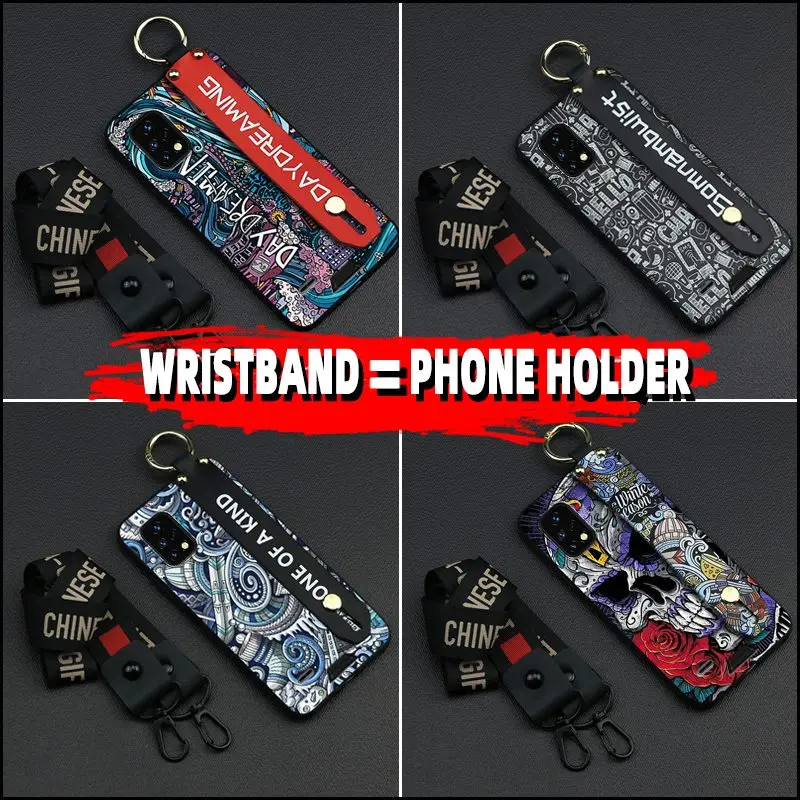 phone holder cover phone case for umidigi bison x10gx10g nfc lanyard silicone new graffiti free global shipping