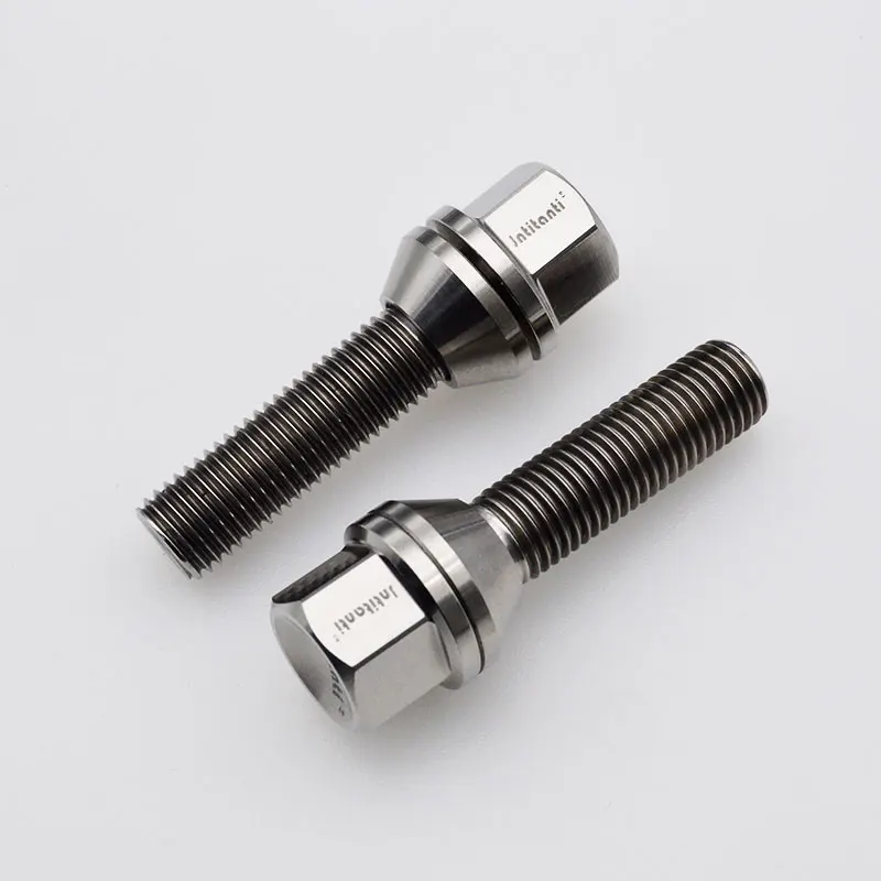 Титановый болт Jntitanti Gr5 для обода колеса титановый винт M12x1 5x35-50 мм бесплатная