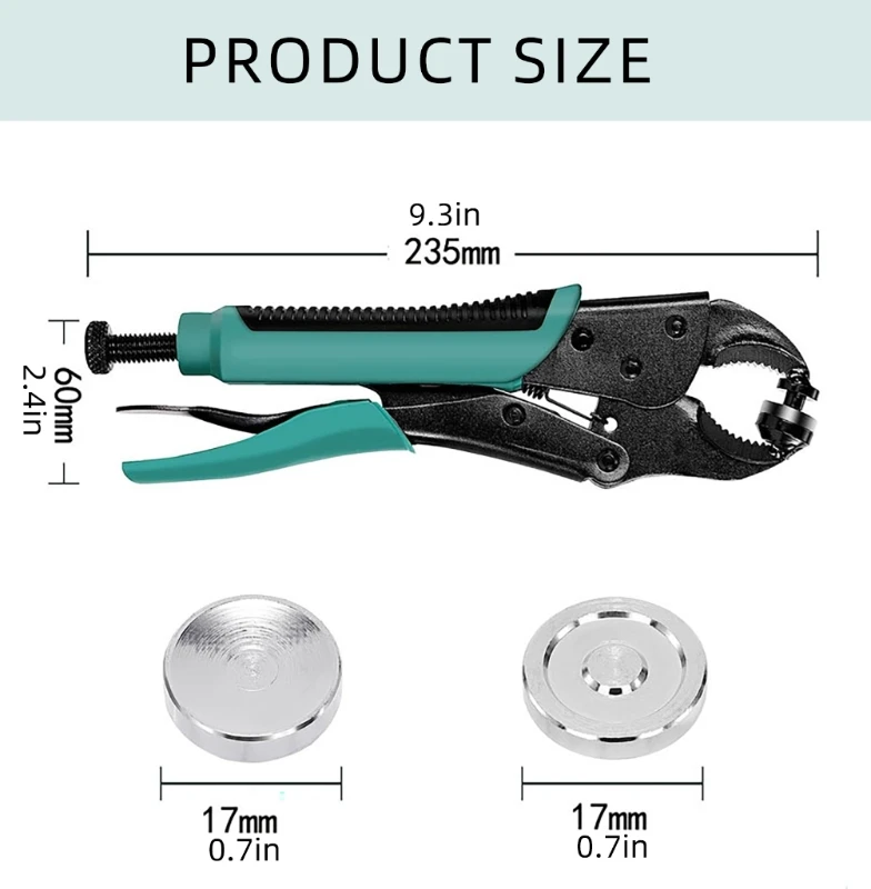 Y166 Простые в использовании металлические плоскогубцы с принадлежностями для