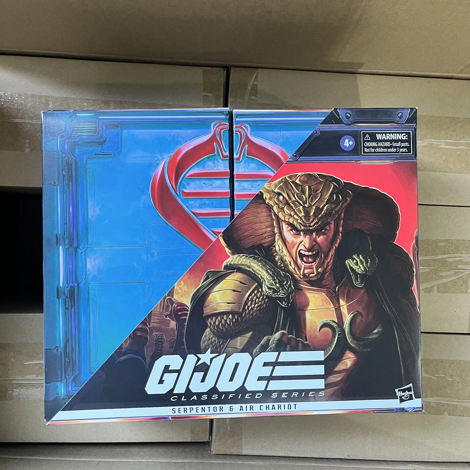 

In Stock Hasbro G.I. Joe GI JOE Classified Series Serpentor and Air Chariot 057 Action Figure Model Toy Collection Hobby Gift