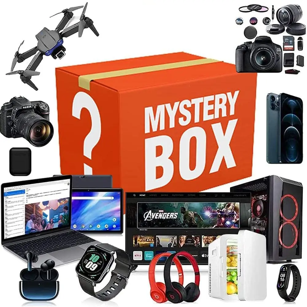 

Most Popular Lucky Mystery Boxes Gift Box 100% Surprise Gift Premium Electronic Product Boutique Box Christmas Gift Random Items