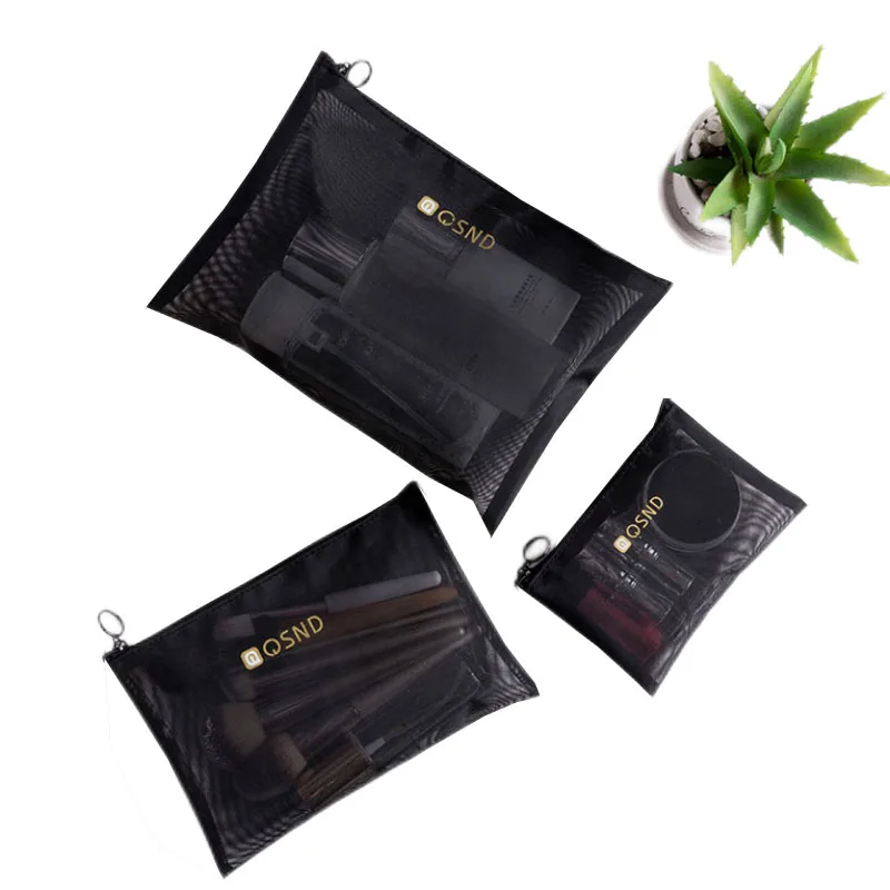 

Women Small Large Storage Makeup Bag Organizer Clear Black Unisex Men Travel Wash Toiletry Cosmetic Bag Kit Pouch Case