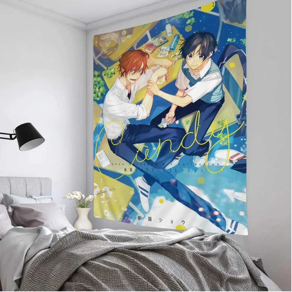 Сасаки Мияно Гей Хиппи Настенные Гобелены Для Гостиной Домашний Декор Общежития