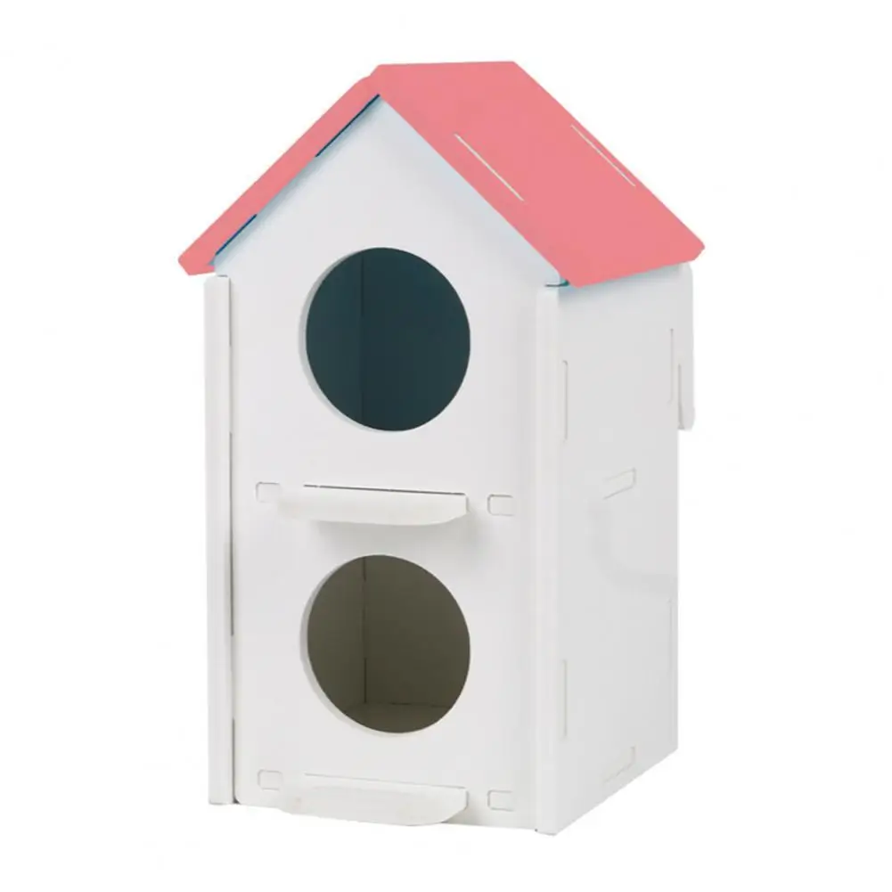 

40%HOT Bird Nest Large Space Keep Warm Double Hole Pearl Bird Parrot Breeding Nest House Cage Accessories