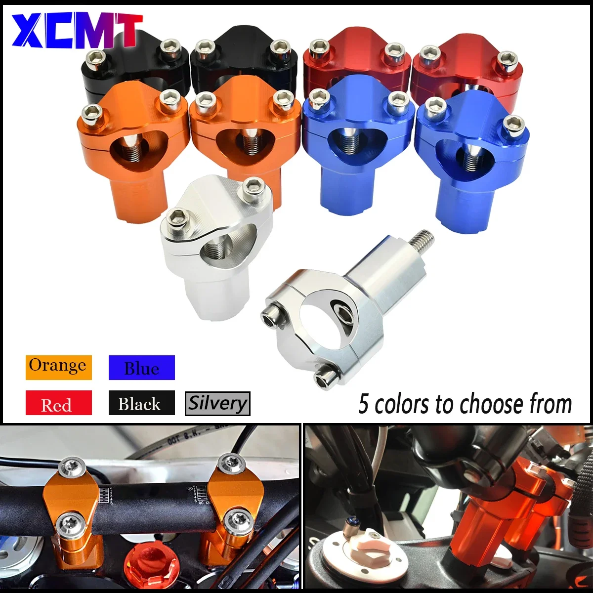 Мотоциклетный зажим для руля с ЧПУ 55 мм крепление KTM EXC EXCF SX SXF SXS XC XCF 125 200 250 350 450 530