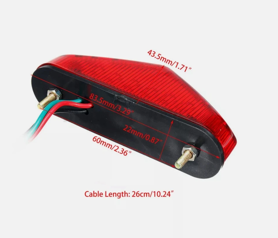 Новинка 2024 1 шт. Модифицированная задняя часть мотоцикла фонарь автомобиля