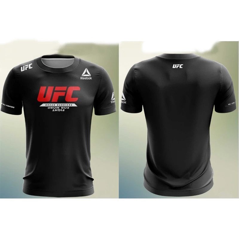 

Summer Fighter Match Fan T-shirt New UFC Boxing Top Men's and Women's Extreme Sports Short Sleeve Large 100-6XLChildren'sT-shirt