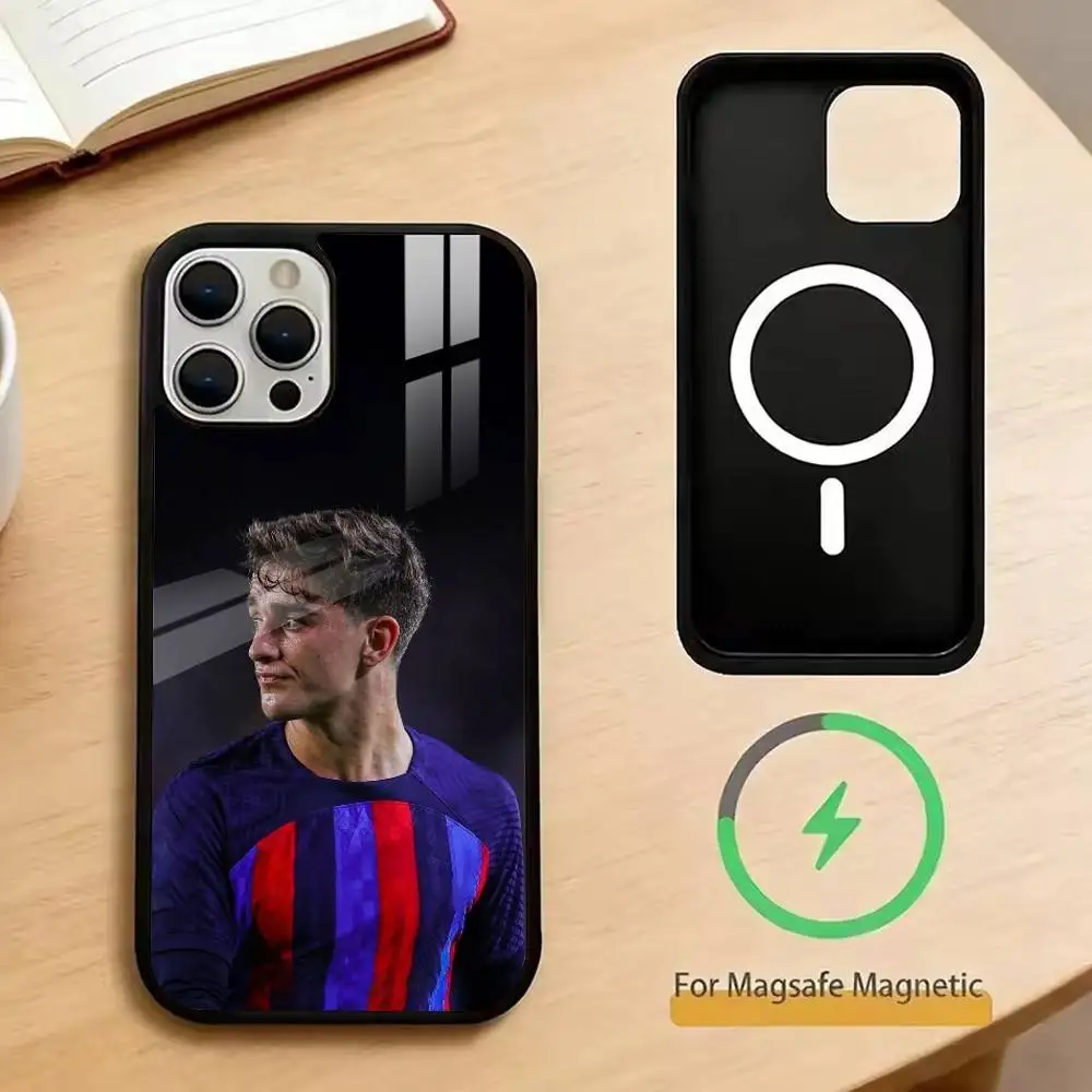 Фото Чехол для телефона P-Pablo G-Gavi-Football-Sport для iPhone 17, 16, 15, 14, 13, 12, 11 Plus, Pro с поддержкой магнитной беспроводной зарядки №4