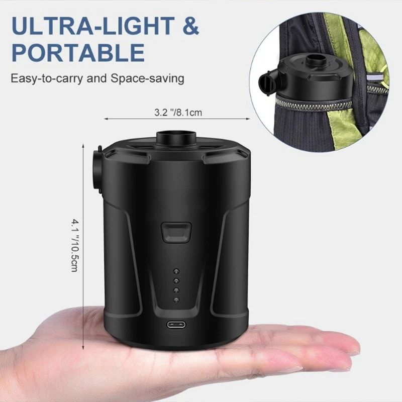 Электрический воздушный насос портативный беспроводной компрессор аксессуары