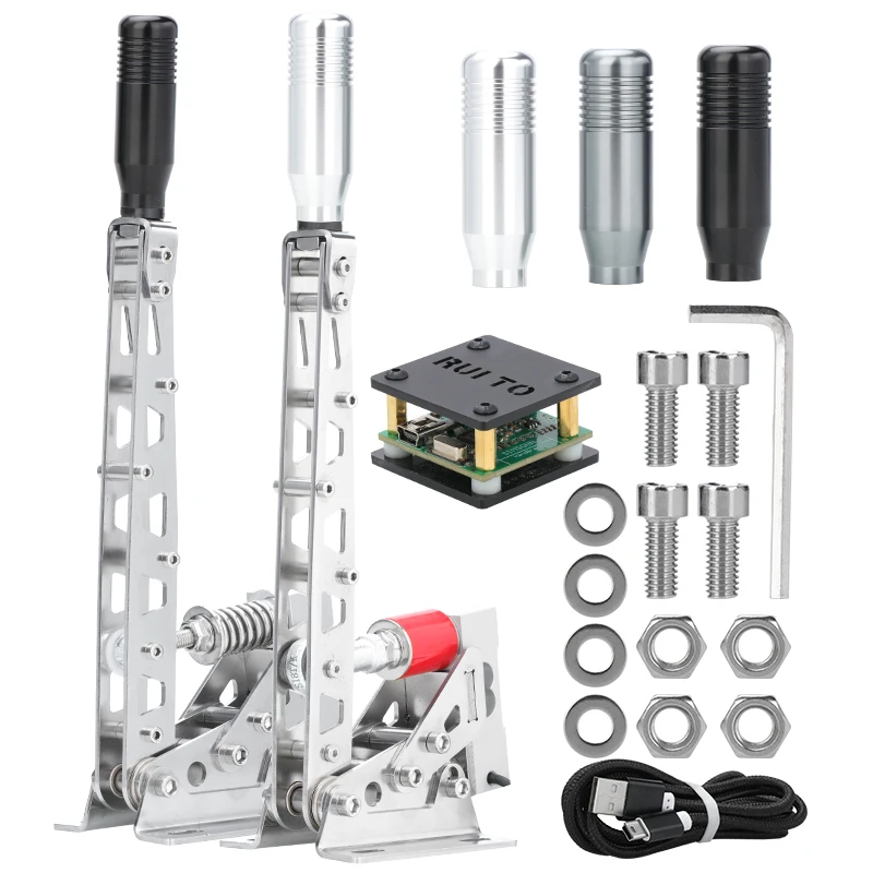 Ручной тормоз, Usb Sim-карты, гоночные Джойстики для Logitech G29/G27/G25 T300 T500 RS PC 64-битный нагрузочный элемент для ралли, регулируемый