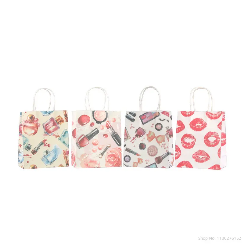 

30 шт./лот, крафт-бумажный мешок с ручками, подарочные сумки для фестиваля, вечерние сумки для свадьбы, дня рождения ребенка