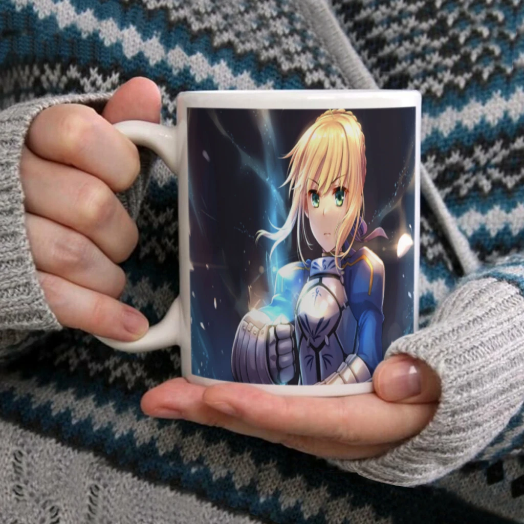 F-Fate Zero Stay Night кофейная кружка 11 унций забавный керамический кофе чай какао чашка с