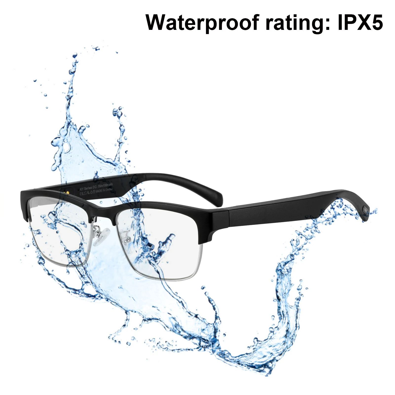 

Smart Glasses Wireless Stereo Music Sunglasses Sports Glasses Outdoor Audio With Open Ear Headphone For Men And Women