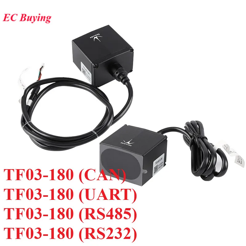 

TF03-180 Laser Lidar LiDAR Ranging Finder Sensor Module 180m Rang UART/CAN/IO RS485/RS232 LVTTL ToF IP67 Waterproof 905nm LD