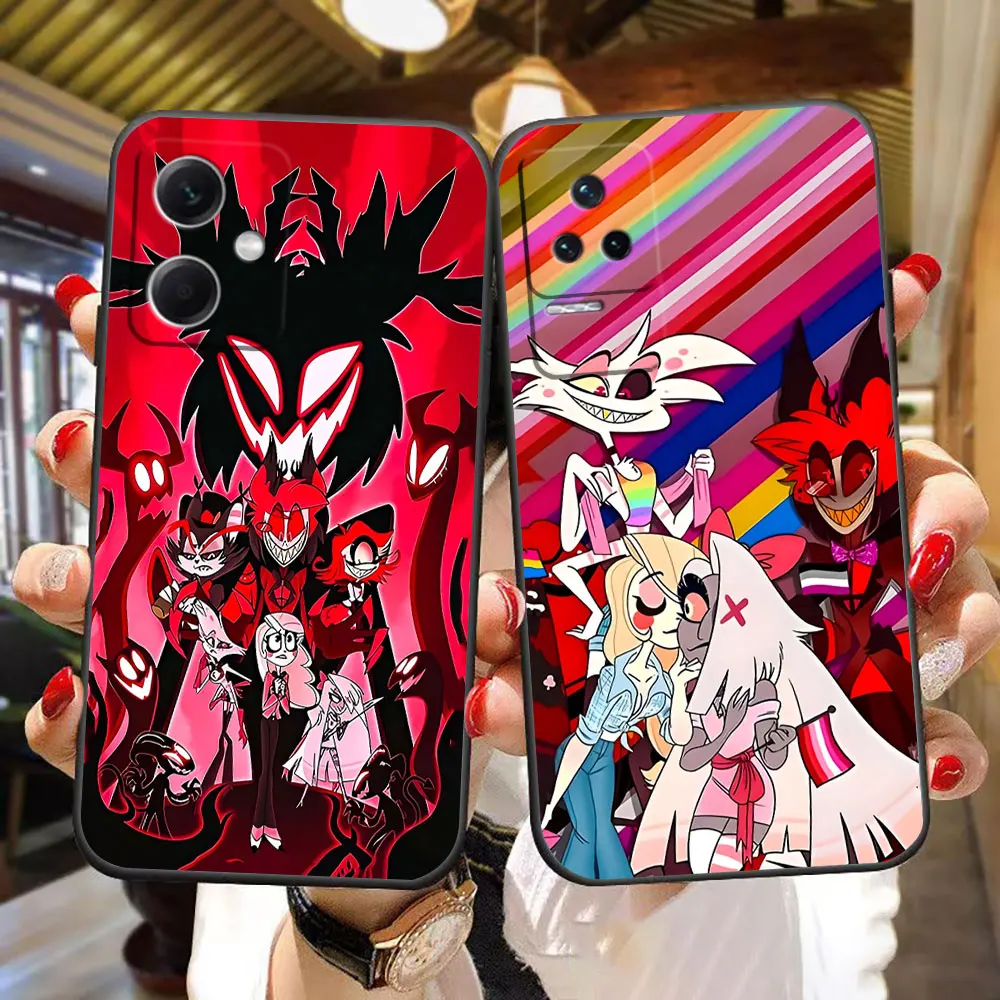 A-Alastor H-Hazbin Hotel AD чехол для телефона Redmi K60 K40 Gaming K30 13C 12C 12 10 10C 9T 9C 9A 9 8 7 6 A2 Case Funda Shell Cover