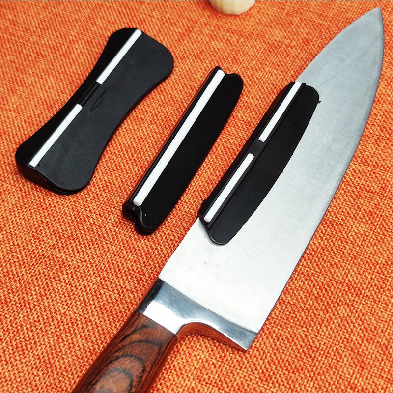 Точилка с фиксированным углом для ножей направляющим краем