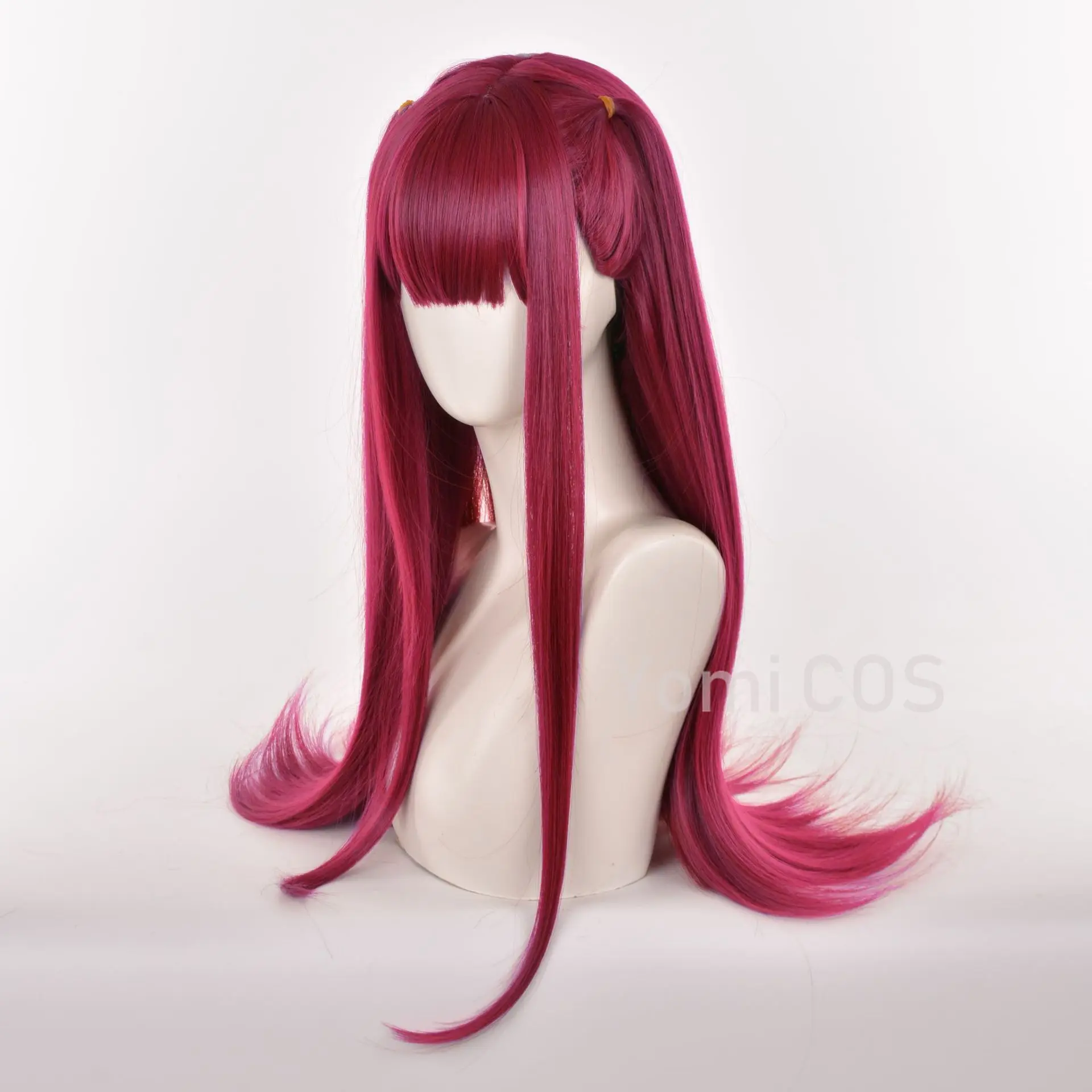 Косплей парик Anime My Dress Up Darling Rizu Kyun красный волосы с эльфийскими ушами Китагава Марин Дьявольский парик из синтетических волос.