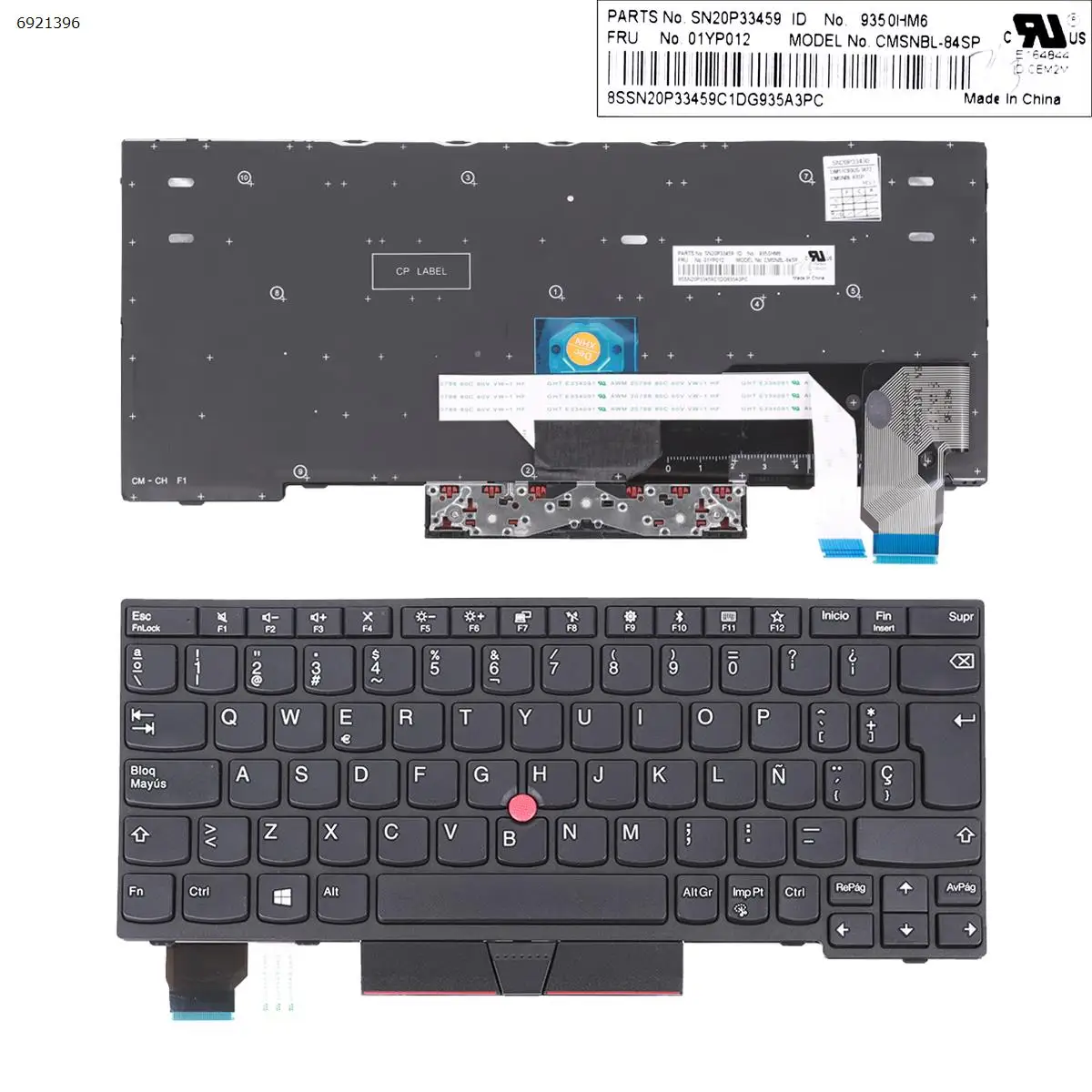 Купи SP Клавиатура для ноутбука IBM Thinkpad S2 5th gen S2 yoga 5th gen L13 gen 1 L13 Yoga gen 1 BLACK FRAME BLACK с точкой за 1,510 рублей в магазине AliExpress