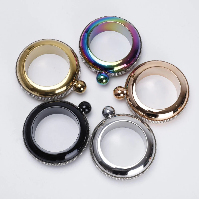 1 шт. круглая фляжка для виски спирта водки 3 5 унций