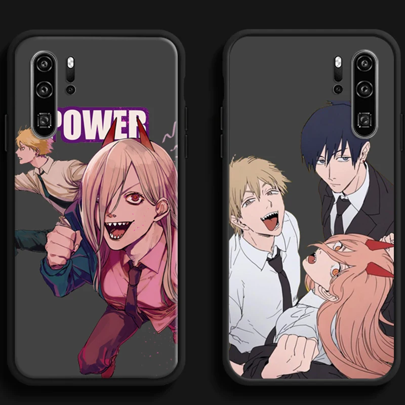 

Chainsaw Man Phone Cases For Huawei Honor Y6 Y7 2019 Y9 2018 Y9 Prime 2019 Y9 2019 Y9A Cases Soft TPU Carcasa Coque Funda