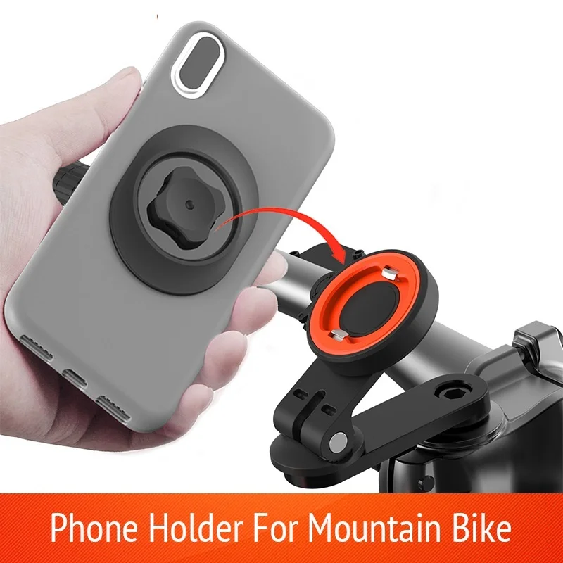 

Universal Mobile Phone Holder Bicycle Aluminum Adjust angle Quick Mount Stand Rotatable Mountain Bike Bracket for HarleyDavidson