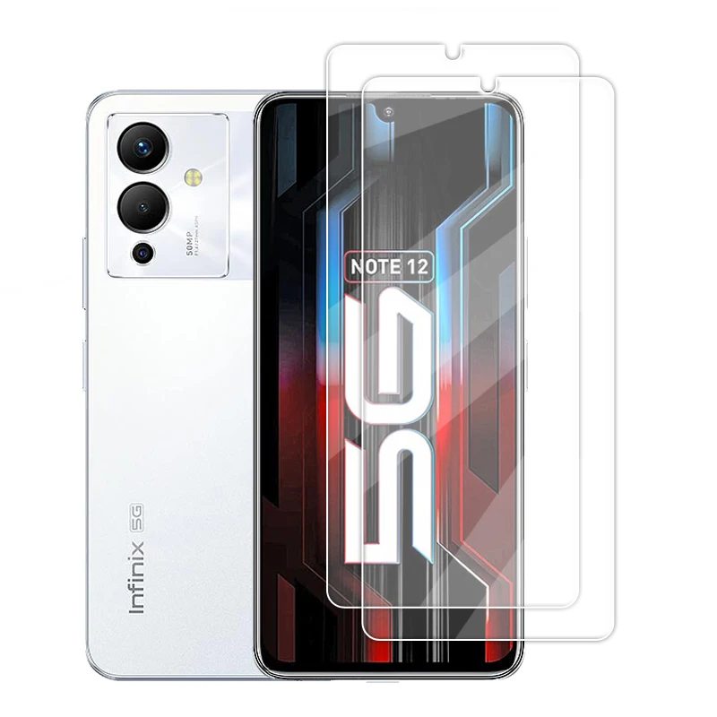 

9H Glass For Infinix Note 12 5G Glass Screen Protector For Infinix Note 12 Tempered Glass Infinix Note 12 Pro 4G Protective Film