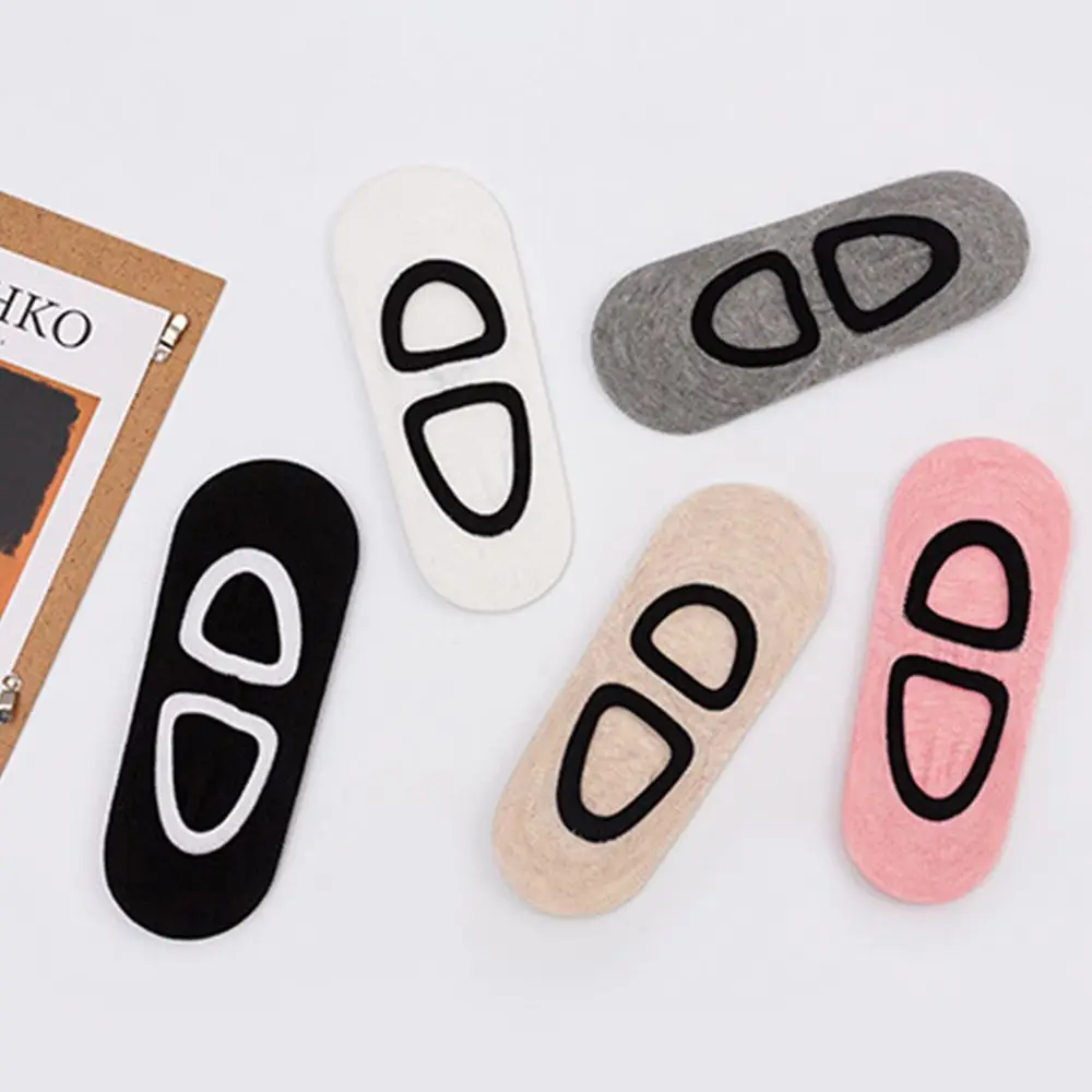 

Novelty Sport Solid Colors Hollow Unique Retro Cotton Boat Socks Women Socks Short Socks Korean Style Hosiery